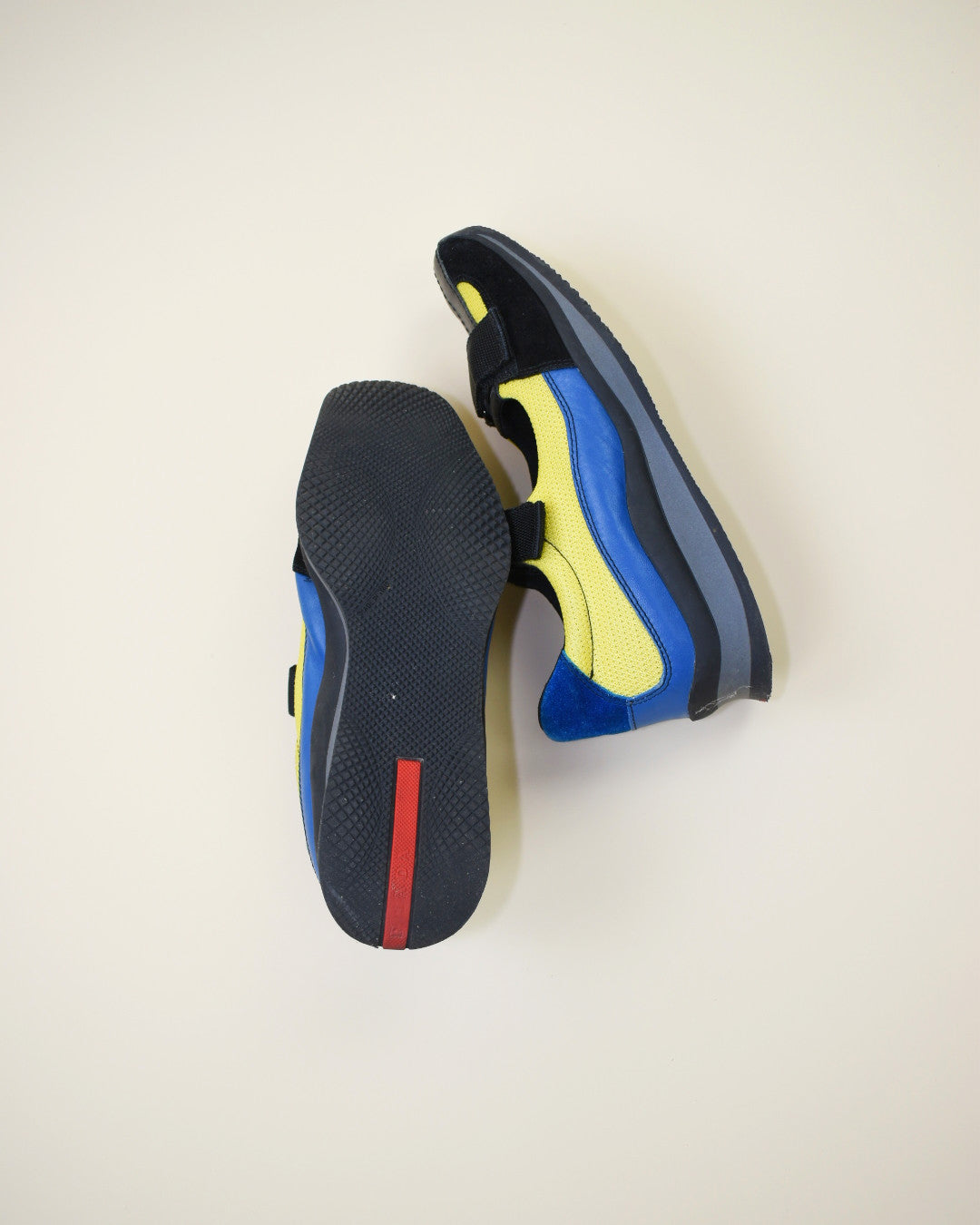 Prada Suede Mary Jane Sneakers - Size 38,7.5