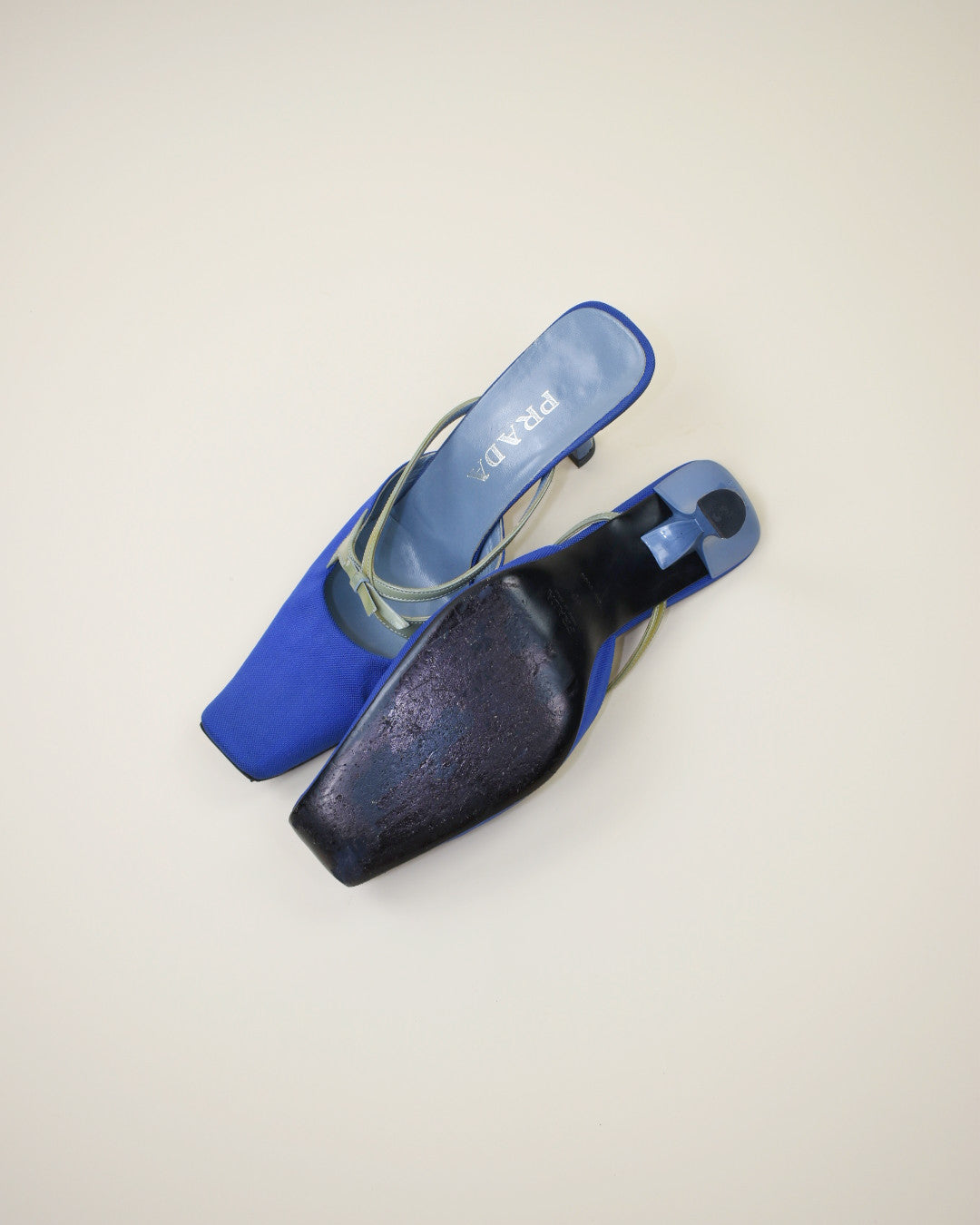 Vintage Prada Purple Mules - Size 40, 9.5