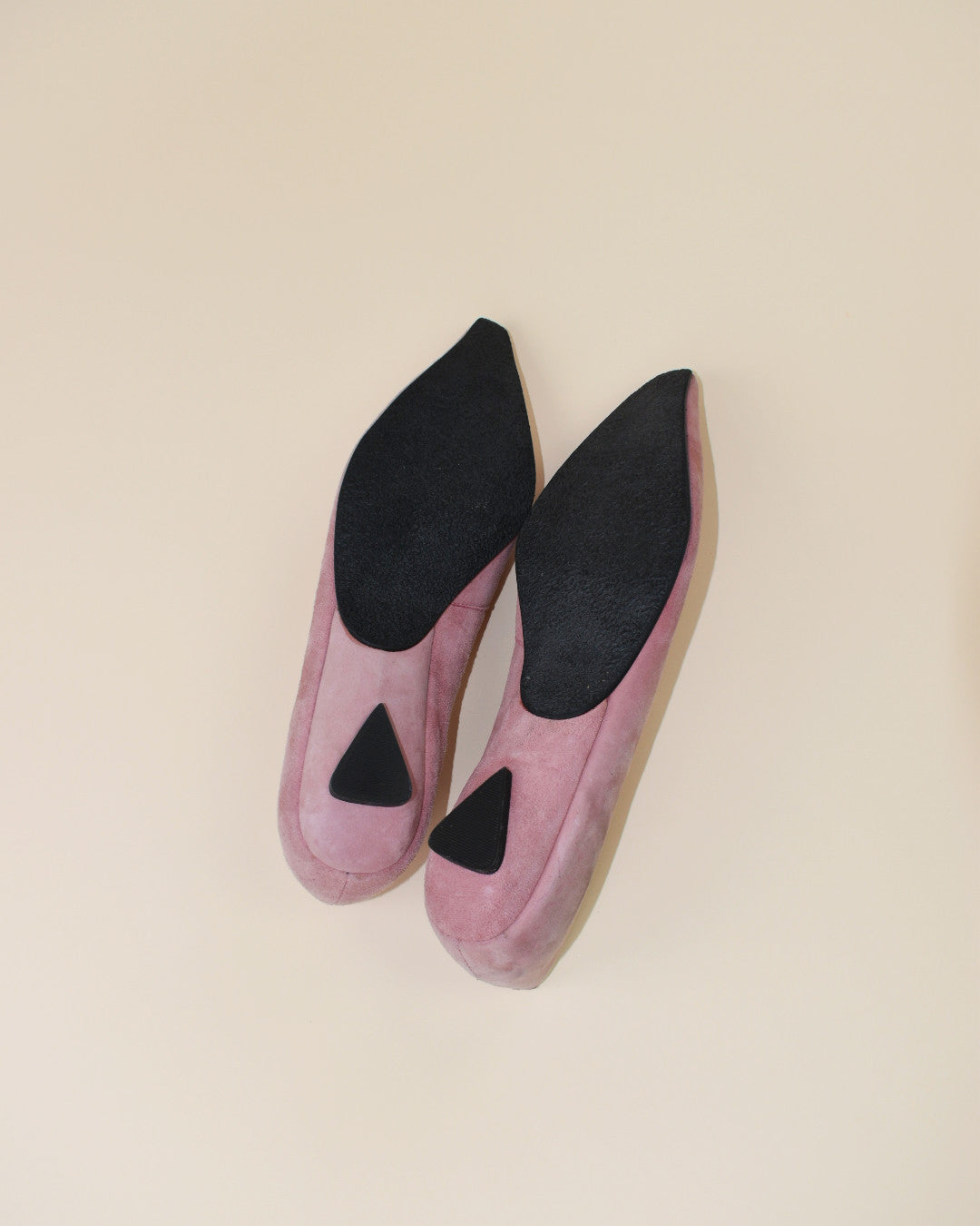 Pink Suede Mary Janes - Size 7.5