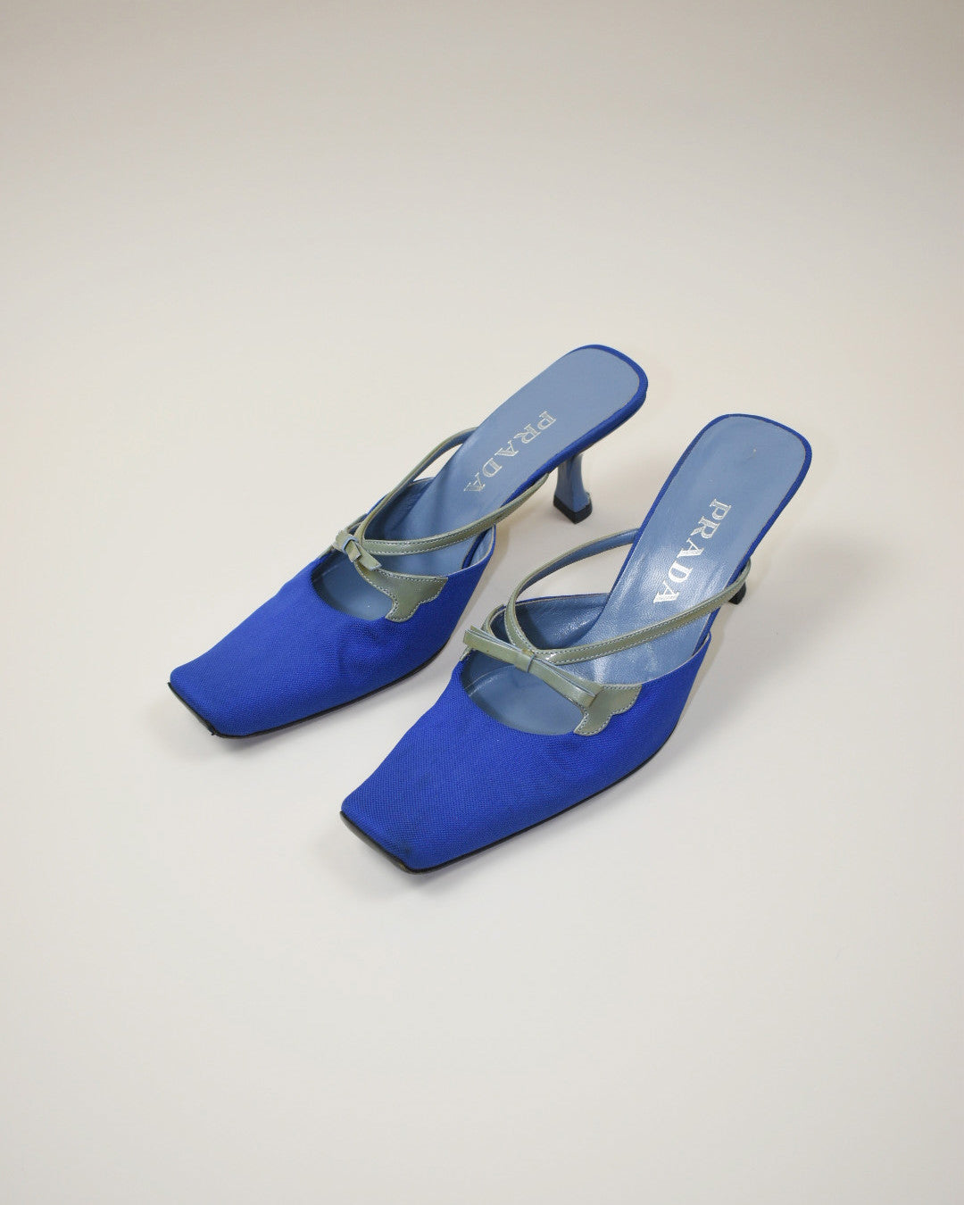 Vintage Prada Purple Mules - Size 40, 9.5