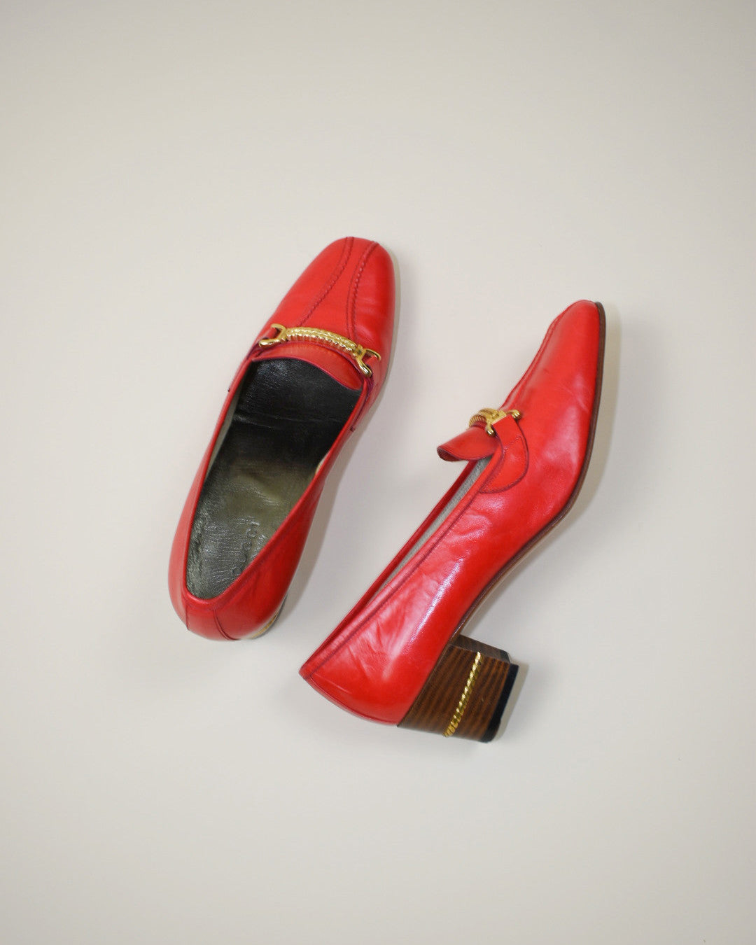 Vintage Gucci Horsebit Loafers - Size 6.5