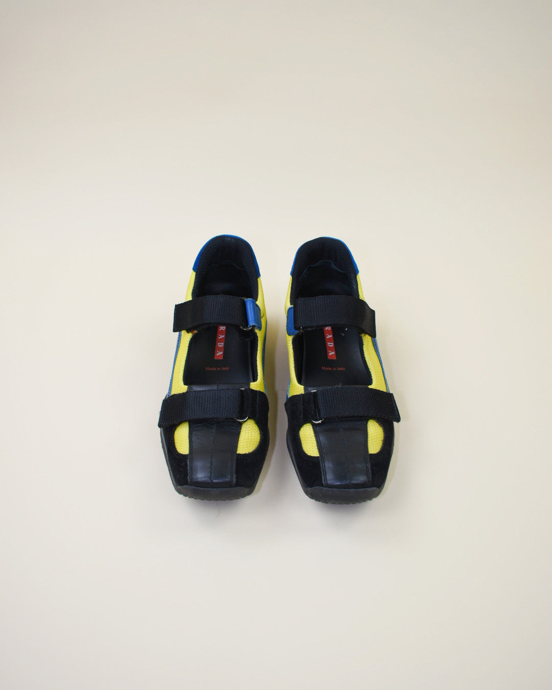 Prada Suede Mary Jane Sneakers - Size 38,7.5