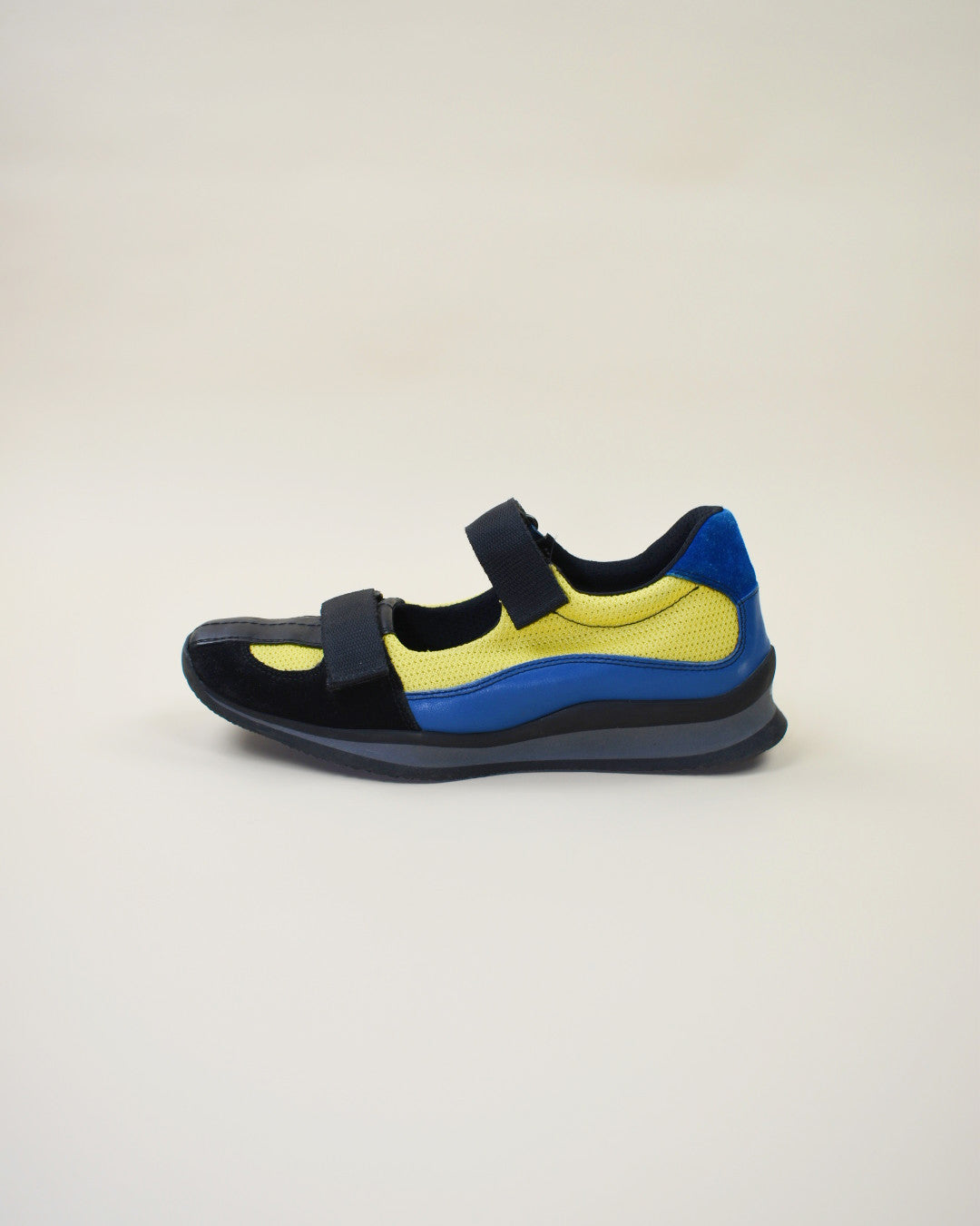 Prada Suede Mary Jane Sneakers - Size 38,7.5