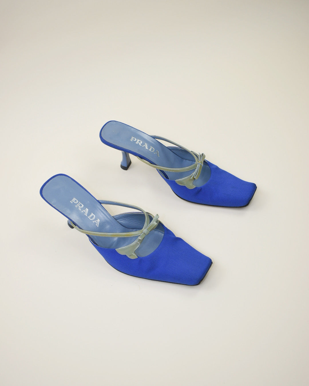 Vintage Prada Purple Mules - Size 40, 9.5