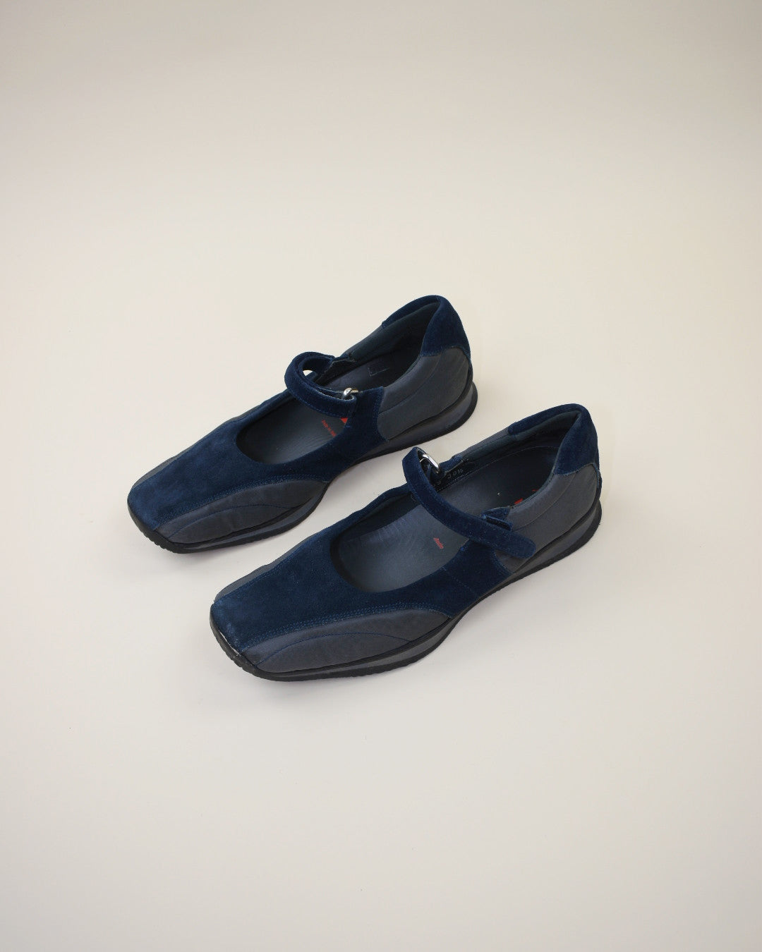 Prada Blue Mary Jane Sneakers - Size 38.5, 8