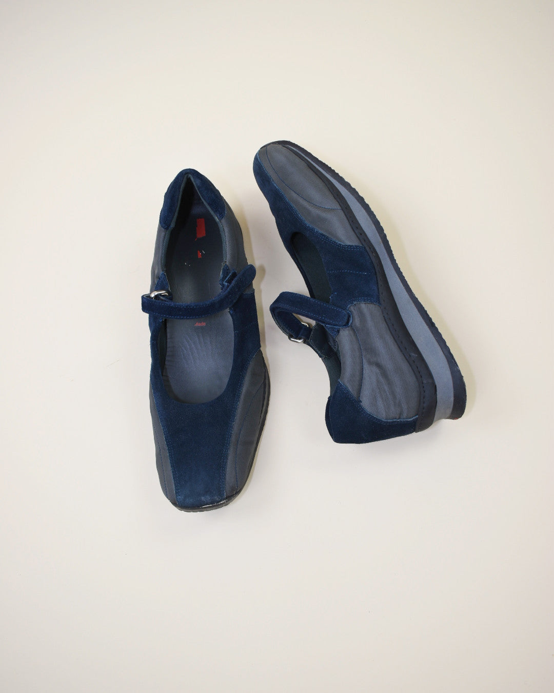 Prada Blue Mary Jane Sneakers - Size 38.5, 8