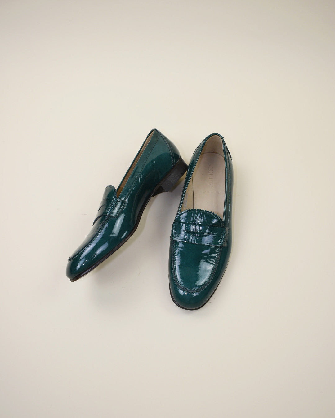 Modern JCrew Patent Leather Loafers - Size 9