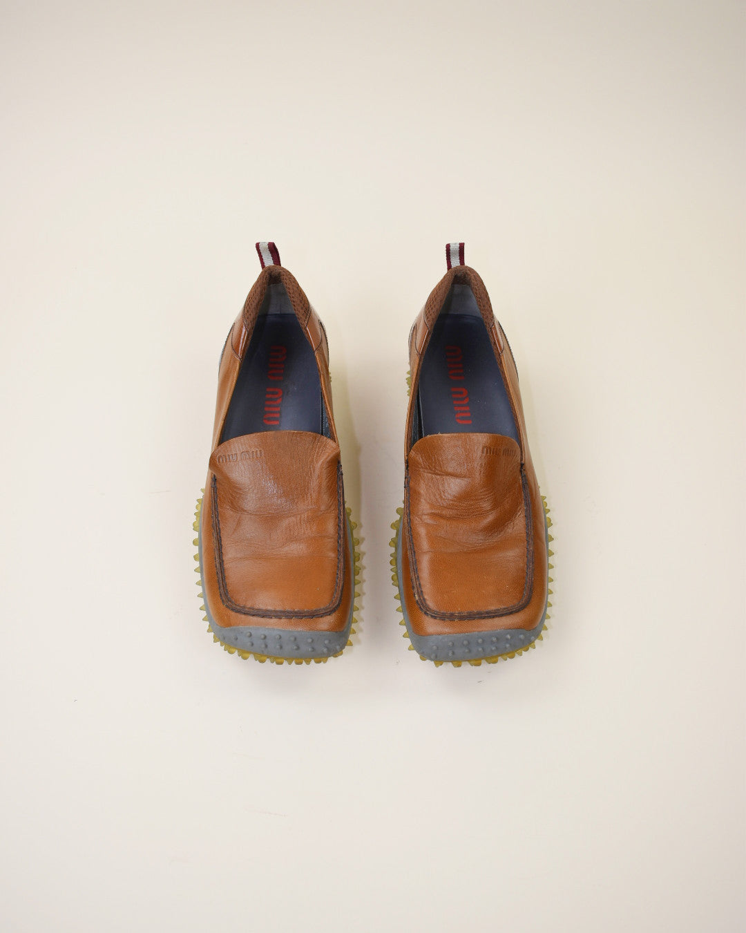 1999 Miu Miu Bubble Loafers - Size 38, 7.5