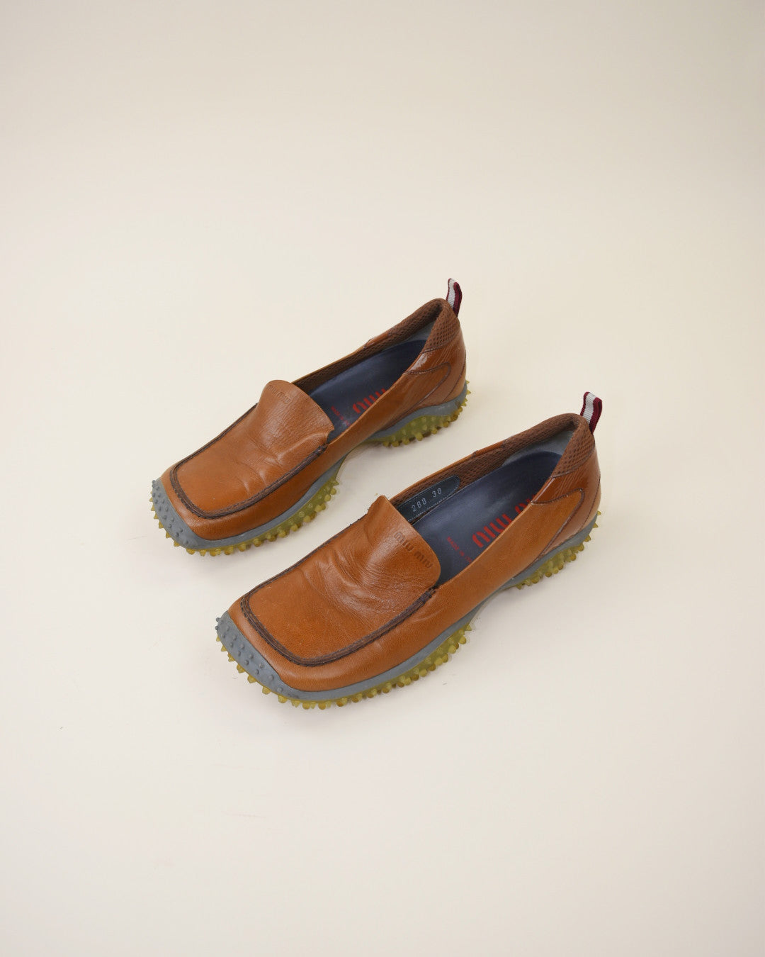 1999 Miu Miu Bubble Loafers - Size 38, 7.5