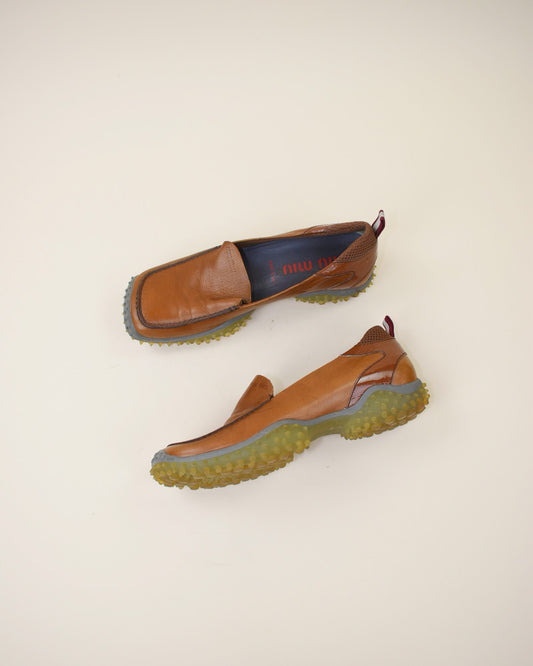 1999 Miu Miu Bubble Loafers - Size 38, 7.5