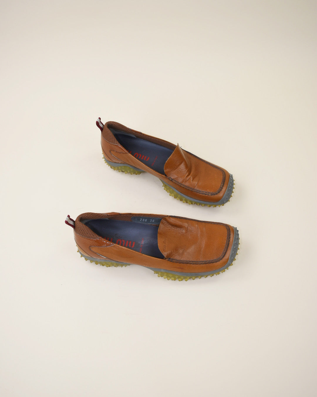 1999 Miu Miu Bubble Loafers - Size 38, 7.5