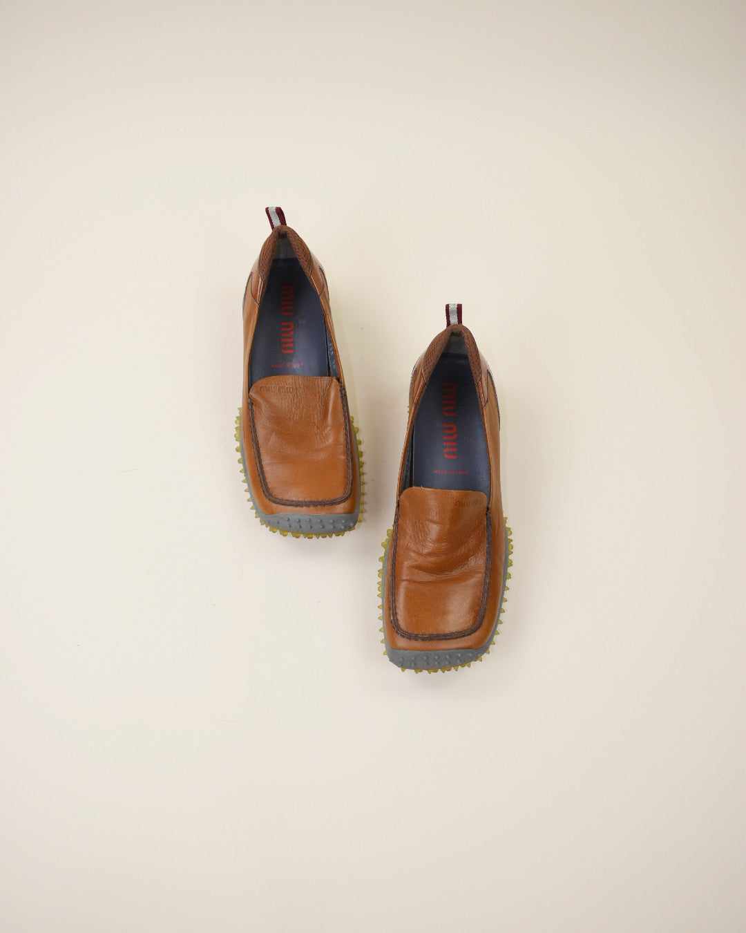 1999 Miu Miu Bubble Loafers - Size 38, 7.5