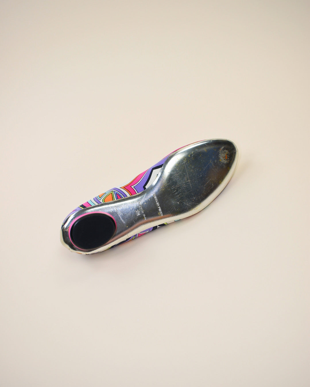 Emilio Pucci Colorful Geometric Flats - Size 7.5
