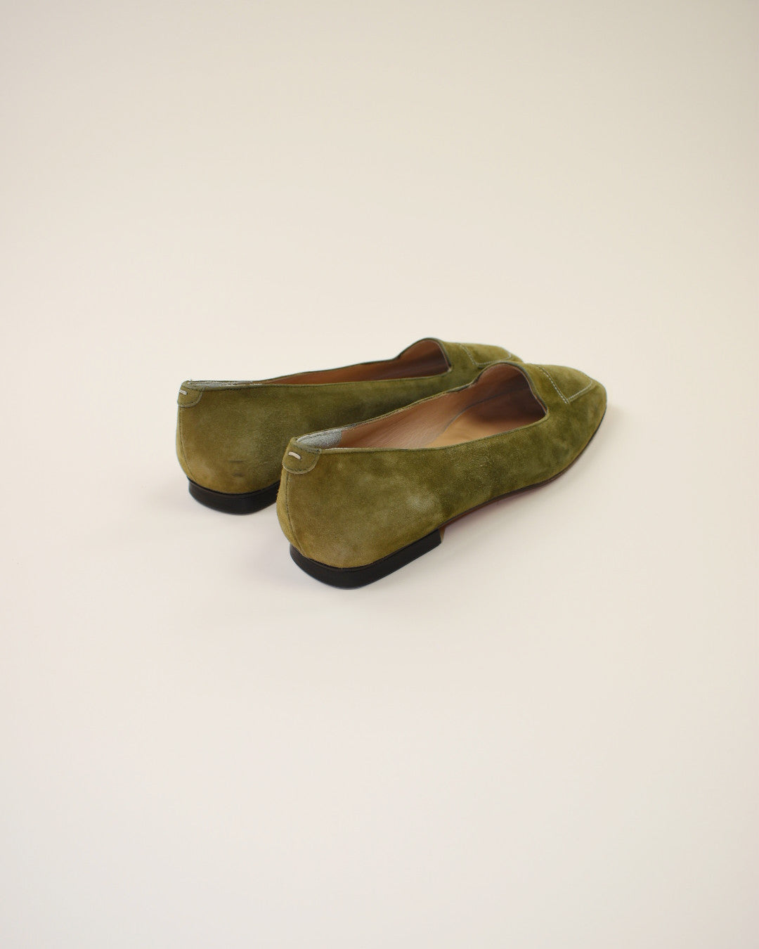 Cole Haan Olive Suede Loafers - Size 8.5