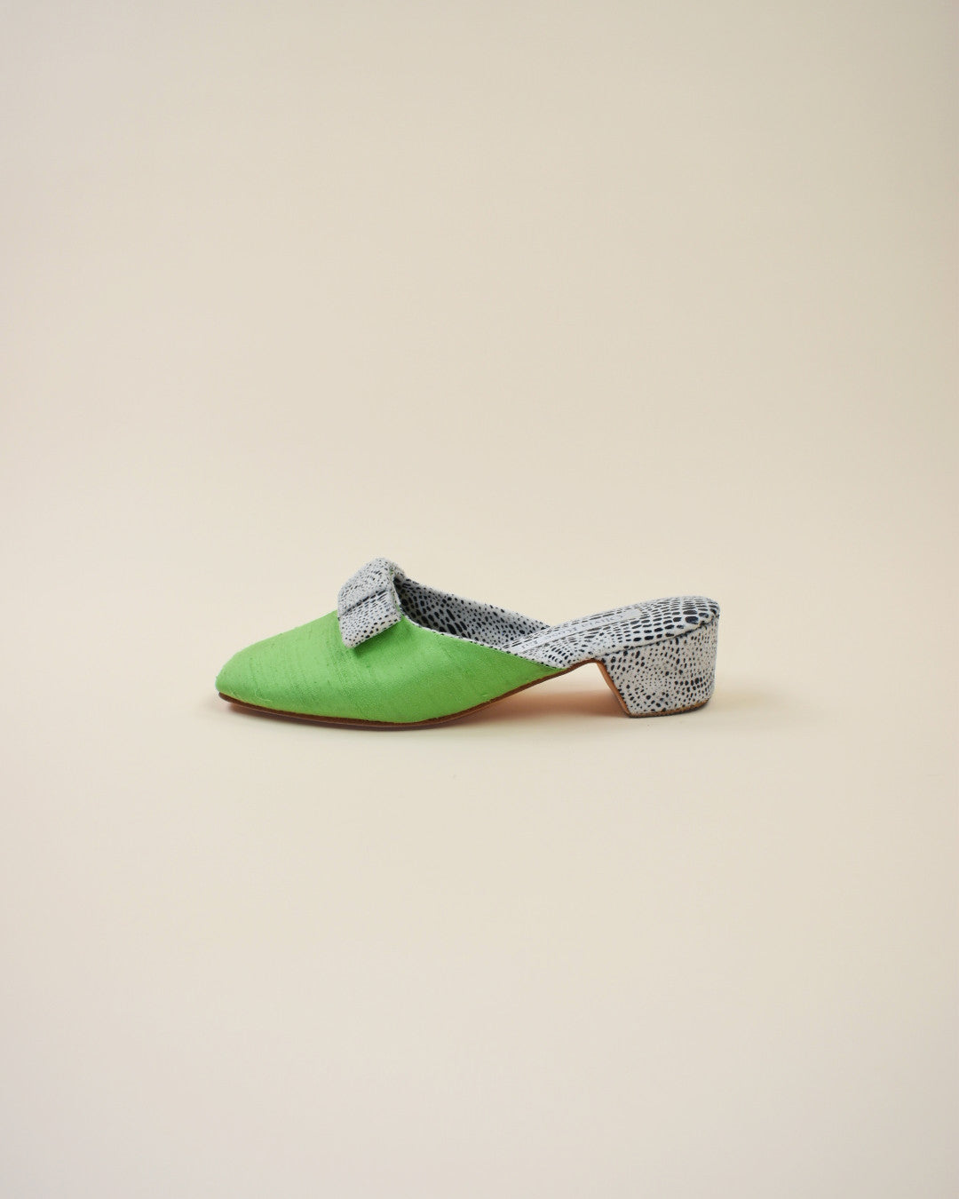 Olivia Rose Tal Silk Mules - Size 8.5