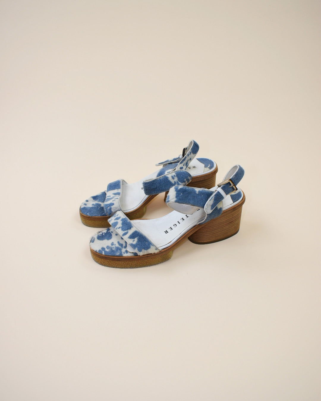 Walter Steiger Cow Hair Sandals - Size 8.5