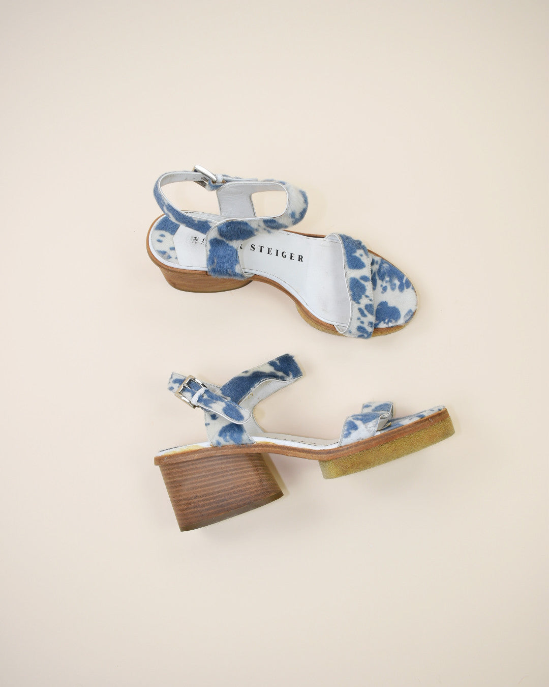 Walter Steiger Cow Hair Sandals - Size 8.5