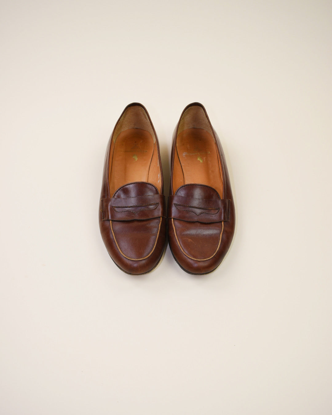 90s Ralph Lauren Brown Leather Loafer -  Size 8.5/9