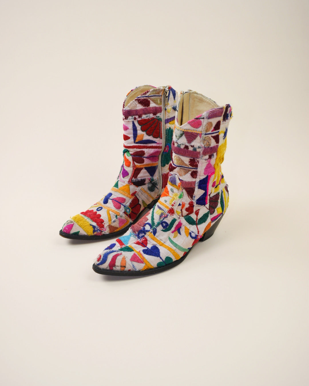 Momo New York Tapestry Western Boots - Size 38, 7.5