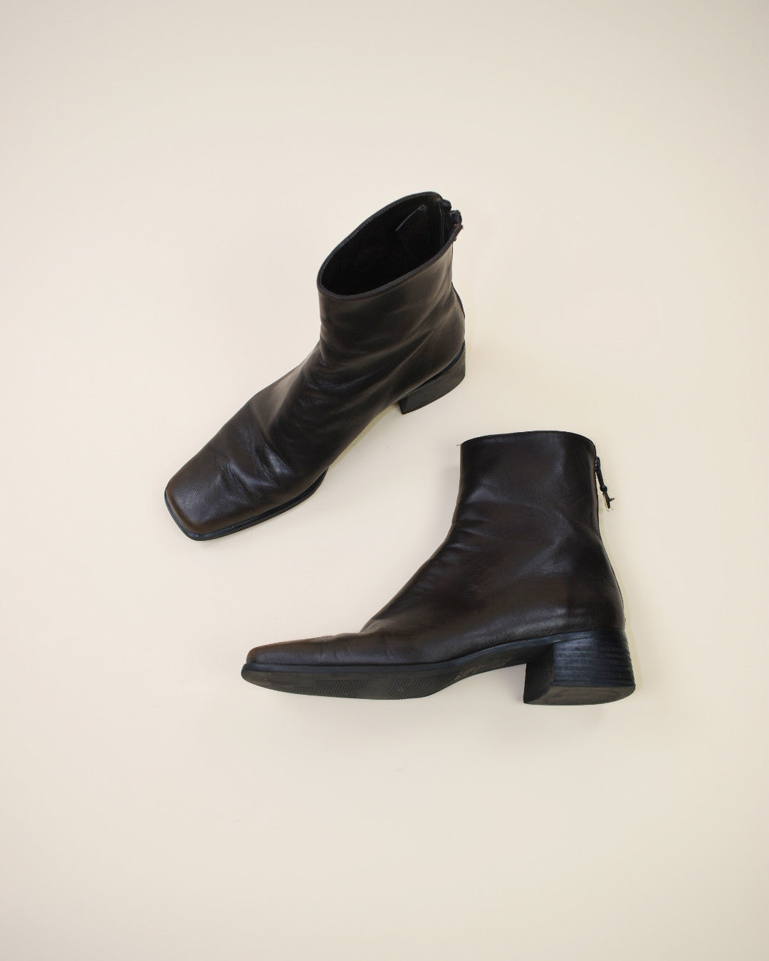 Stuart Weitzman Square Toe Ankle Boots- Size 7.5-8