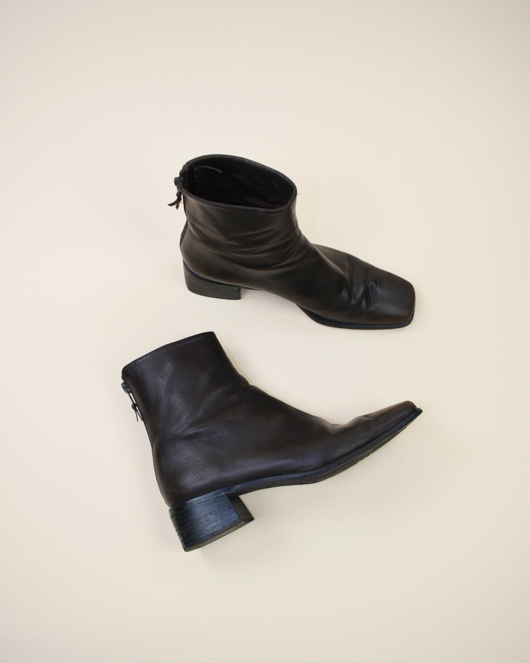 Stuart Weitzman Square Toe Ankle Boots- Size 7.5-8