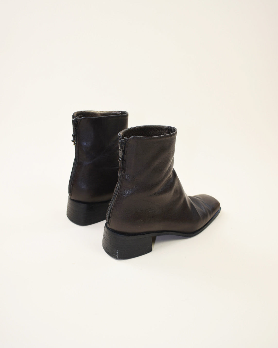 Stuart Weitzman Square Toe Ankle Boots- Size 7.5-8