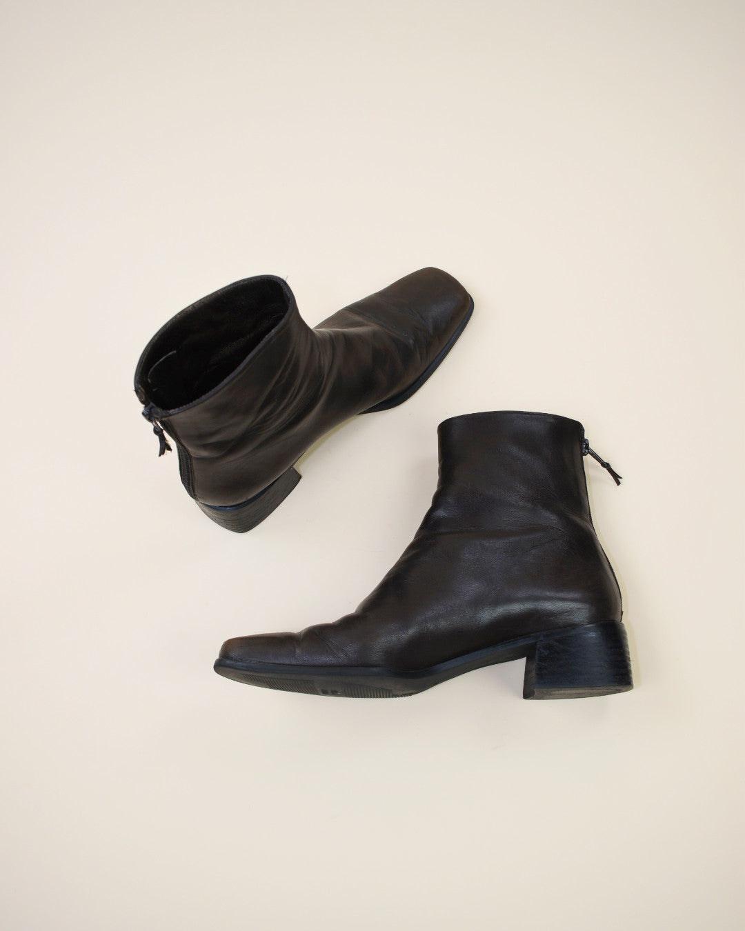 Stuart Weitzman Square Toe Ankle Boots- Size 7.5-8