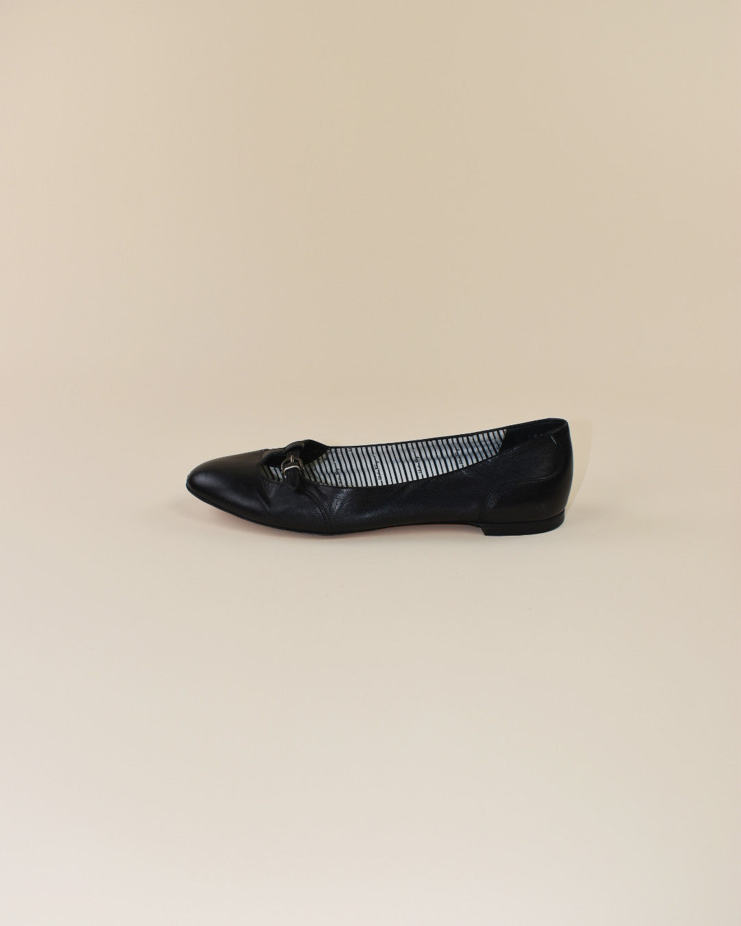 Salvatore Ferragamo Black Mary Jane Flats - Size 8