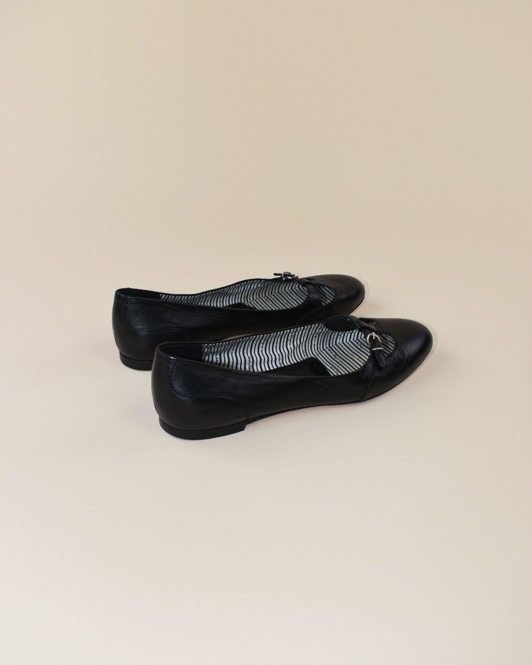 Salvatore Ferragamo Black Mary Jane Flats - Size 8
