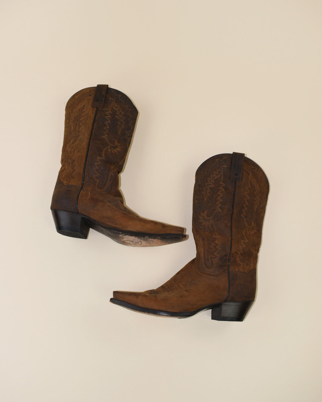 Vintage Dan Post Cowboy Boots - Size 9