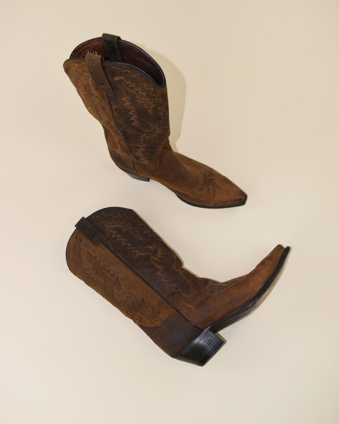 Vintage Dan Post Cowboy Boots - Size 9