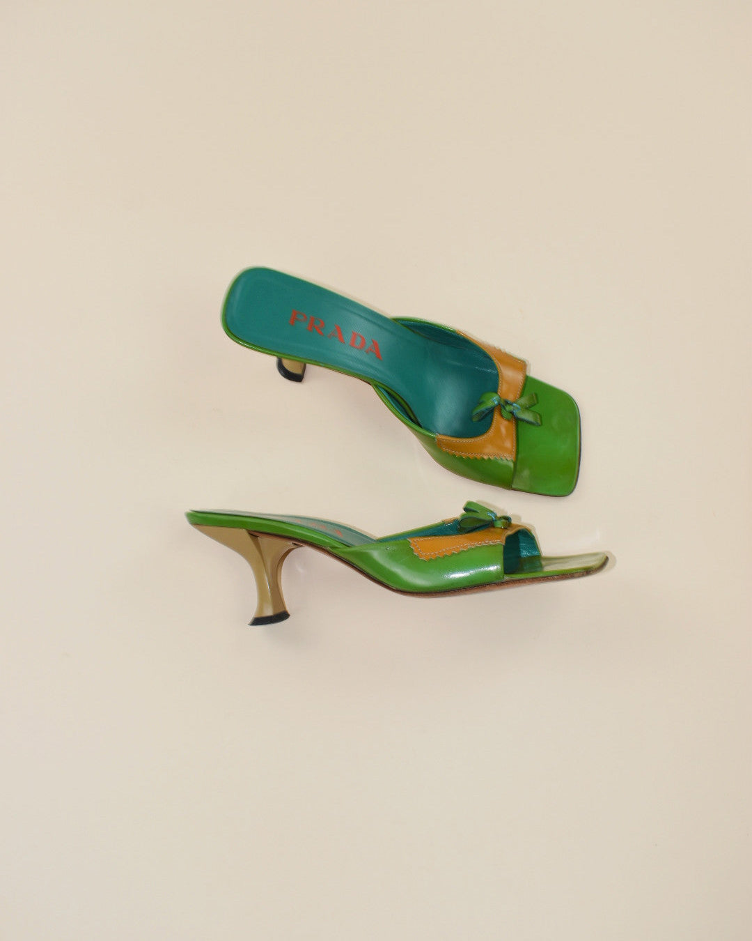 90s Prada Patent Leather Heels - Size 36.5, 6