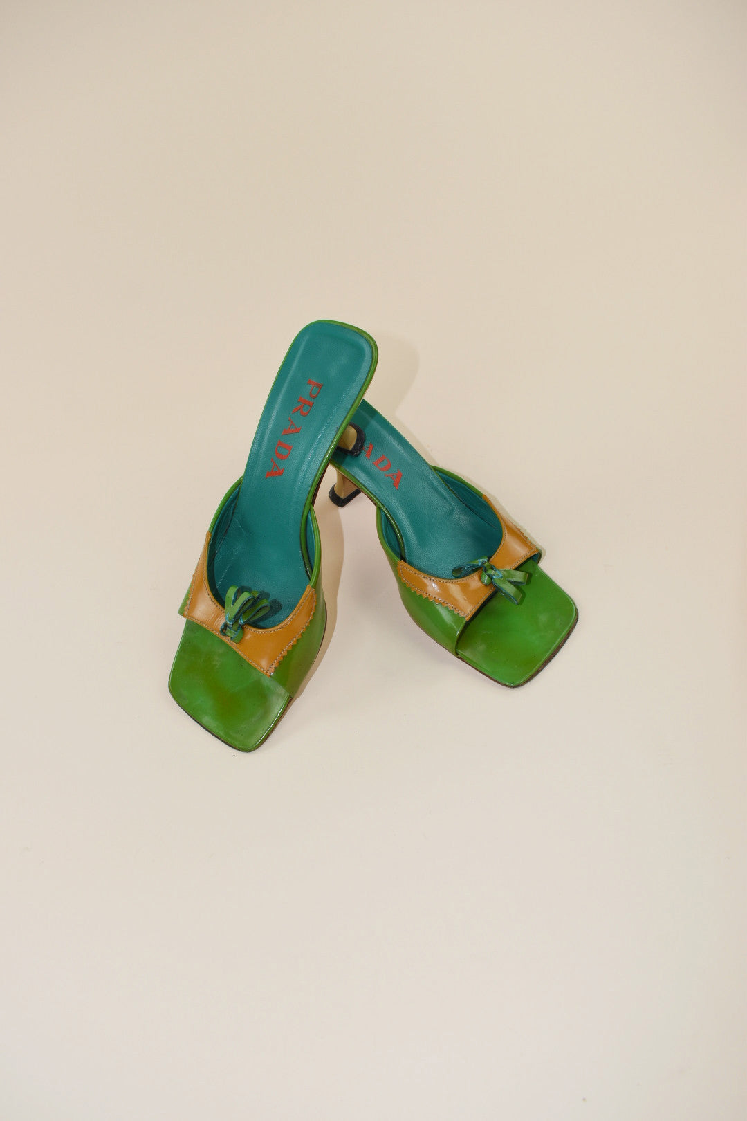 90s Prada Patent Leather Heels - Size 36.5, 6