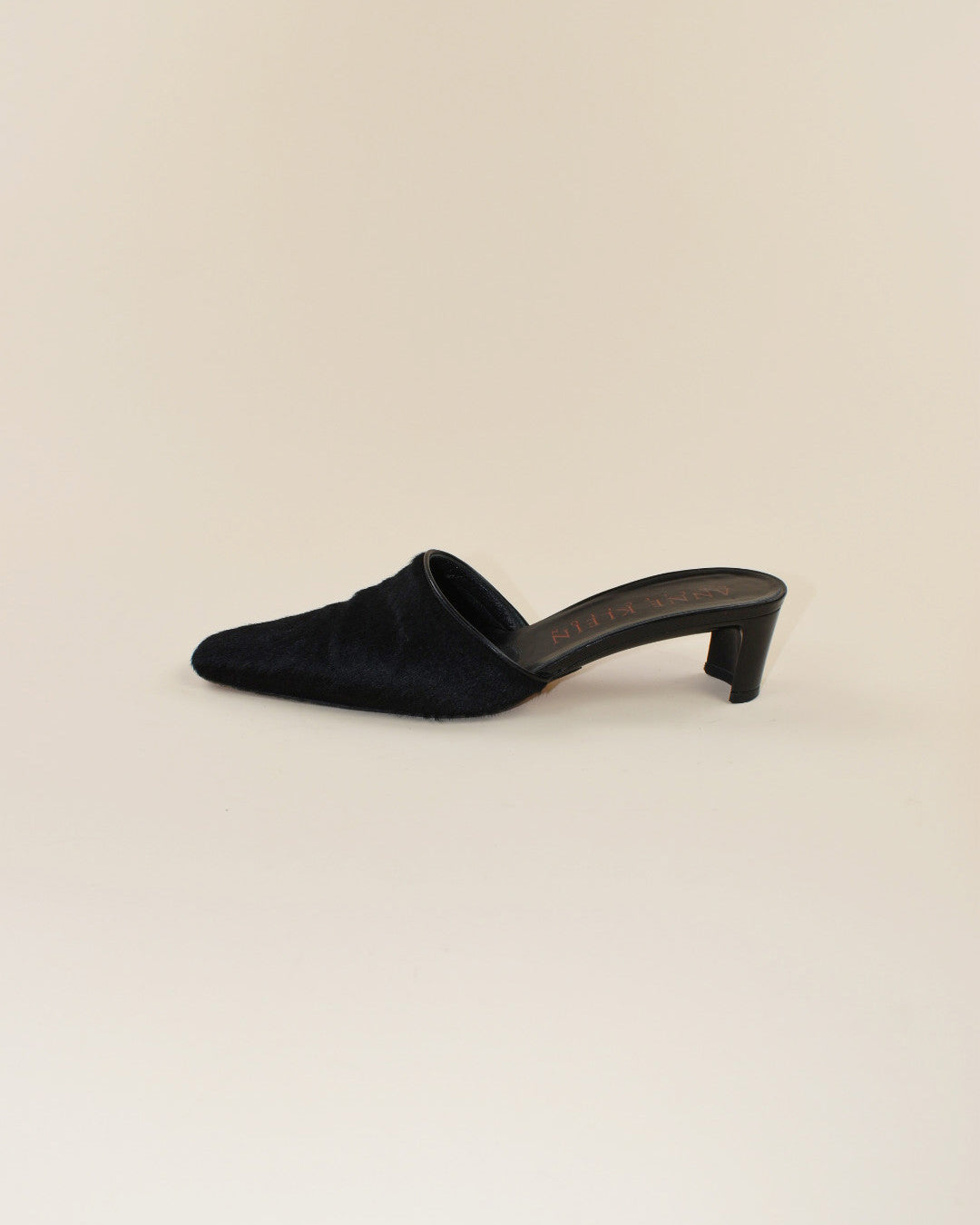 90s Anne Klein Pony Hair Mules - Size 6.5