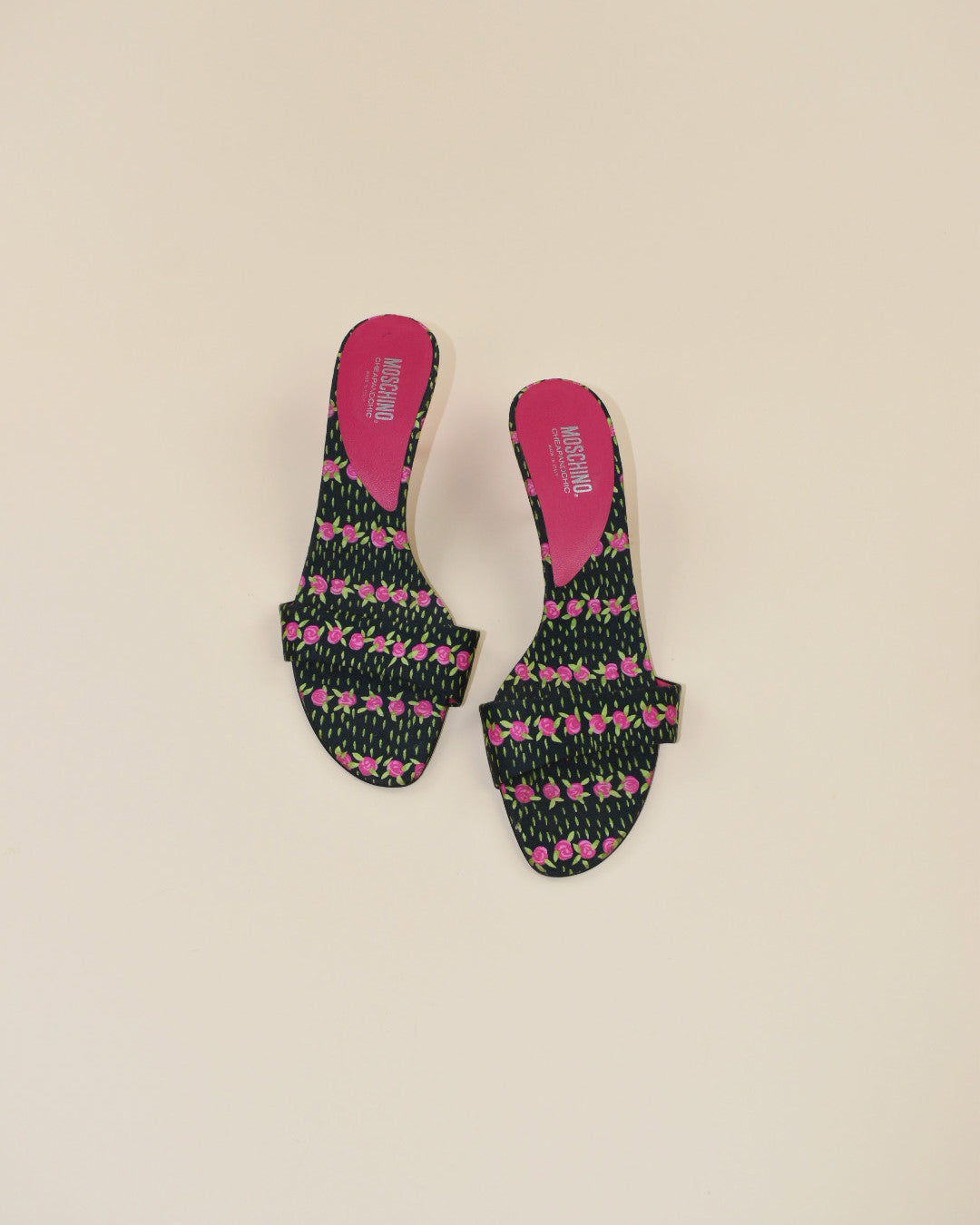 Moschino Cheap and Chic Rose Floral Heels - Size 39.5, 9