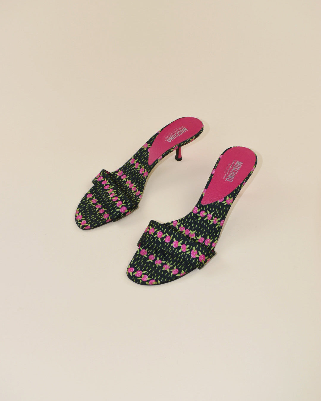 Moschino Cheap and Chic Rose Floral Heels - Size 39.5, 9