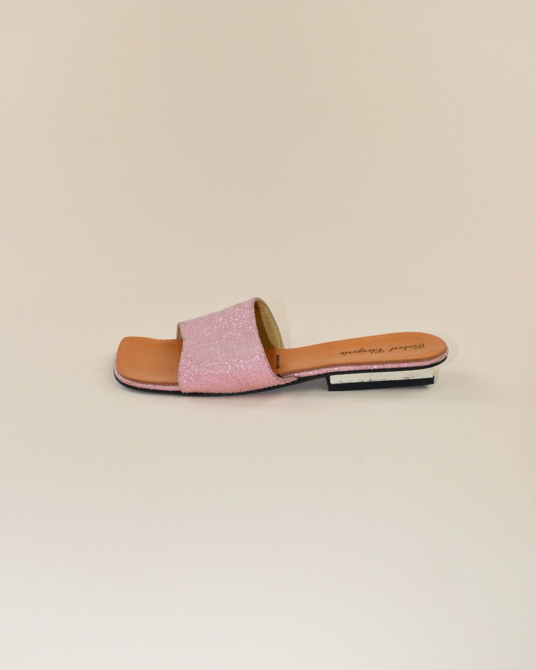 Robert Clergerie Pink Sparkle Sandals - Size 7.5