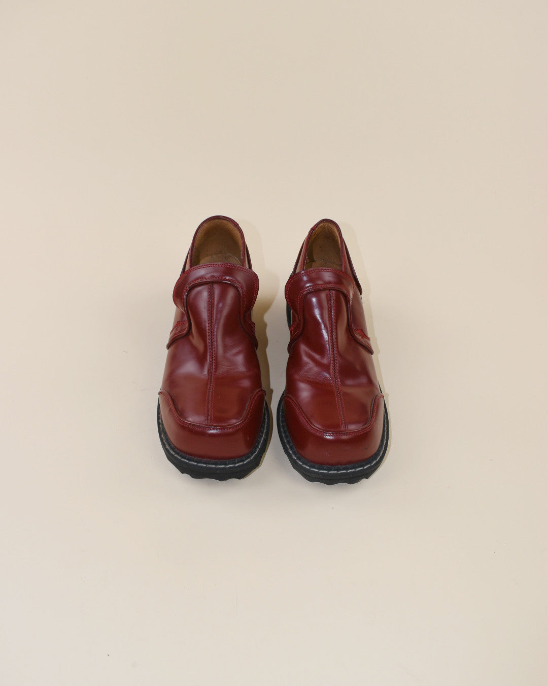 Vintage Red Fluevog Loafers - Size 8.5/9