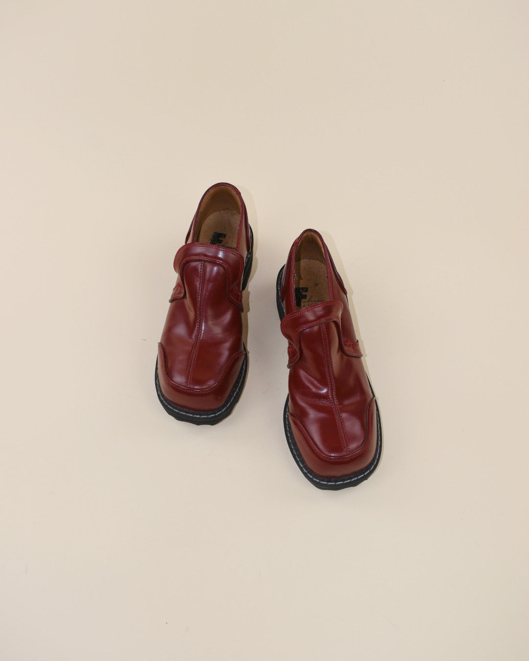 Vintage Red Fluevog Loafers - Size 8.5/9