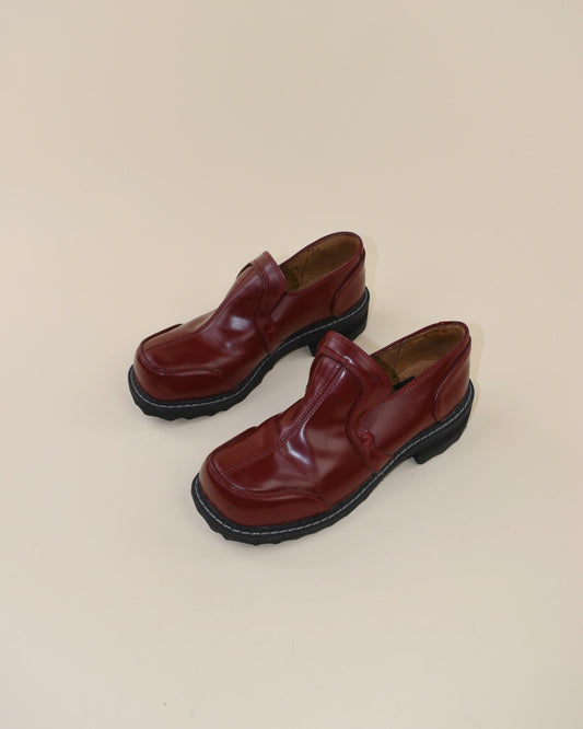 Vintage Red Fluevog Loafers - Size 8.5/9