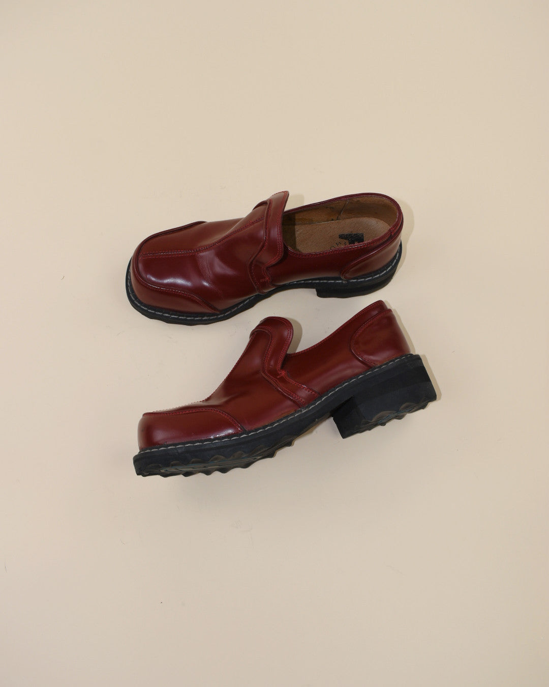 Vintage Red Fluevog Loafers - Size 8.5/9